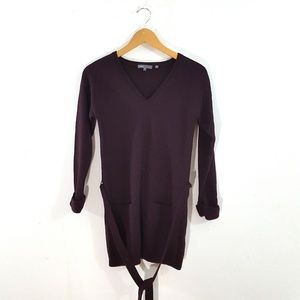 {Vince} dark purple wool sweater dize S